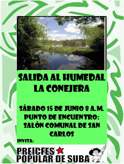 Publicidad Salida Humedal La Conejera