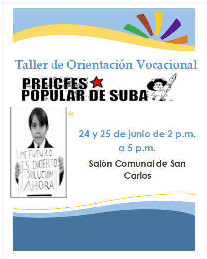 Publicidad Taller de Orientación Vocacional terminada